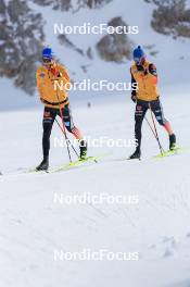 14.10.2024, Ramsau am Dachstein, Austria (AUT): Albert Kuchler (GER) - Cross-Country summer training, Dachsteinglacier, Ramsau am Dachstein (AUT). www.nordicfocus.com. © Manzoni/NordicFocus. Every downloaded picture is fee-liable.