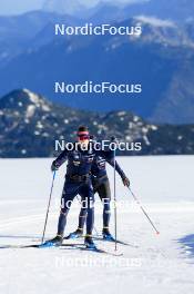 14.10.2024, Ramsau am Dachstein, Austria (AUT): Simone Dapra (ITA) - Cross-Country summer training, Dachsteinglacier, Ramsau am Dachstein (AUT). www.nordicfocus.com. © Manzoni/NordicFocus. Every downloaded picture is fee-liable.