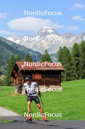 14.08.2024, Ulrichen, Switzerland (SUI): Jan Stoelben (GER) - Cross-Country summer training, Ulrichen (SUI). www.nordicfocus.com. © Manzoni/NordicFocus. Every downloaded picture is fee-liable.