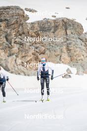 18.06.2024, Tignes, France (FRA): Léna Quintin (FRA) - Cross-Country summer training, Tignes (FRA). www.nordicfocus.com. © Authamayou/NordicFocus. Every downloaded picture is fee-liable.