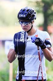 14.08.2024, Ulrichen, Switzerland (SUI): Laura Gimmler (GER) - Cross-Country summer training, Ulrichen (SUI). www.nordicfocus.com. © Manzoni/NordicFocus. Every downloaded picture is fee-liable.