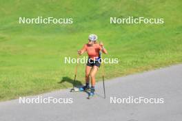 07.08.2024, Lenzerheide, Switzerland (SUI): Alina Meier (SUI) - Cross-Country summer training, Lenzerheide (SUI). www.nordicfocus.com. © Manzoni/NordicFocus. Every downloaded picture is fee-liable.