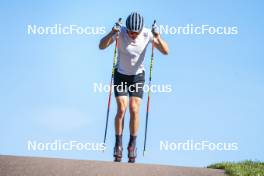 08.08.2024, Lavaze, Italy (ITA): Lucas Boegl (GER) - Cross-Country summer training, Lavaze (ITA). www.nordicfocus.com. © Vanzetta/NordicFocus. Every downloaded picture is fee-liable.