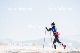 19.06.2024, Tignes, France (FRA): Mélissa Gal (FRA) - Cross-Country summer training, Tignes (FRA). www.nordicfocus.com. © Authamayou/NordicFocus. Every downloaded picture is fee-liable.