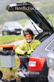 13.09.2024, Schiers, Switzerland (SUI): Jonas Baumann (SUI) - Cross-Country summer training, Lenzerheide (SUI). www.nordicfocus.com. © Manzoni/NordicFocus. Every downloaded picture is fee-liable.