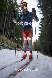 06.11.2024, Davos, Switzerland (SUI): Nicola Wigger (SUI) - Cross-Country training, snowfarming track, Davos (SUI). www.nordicfocus.com. © Manzoni/NordicFocus. Every downloaded picture is fee-liable.