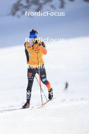 14.10.2024, Ramsau am Dachstein, Austria (AUT): Lucas Boegl (GER) - Cross-Country summer training, Dachsteinglacier, Ramsau am Dachstein (AUT). www.nordicfocus.com. © Manzoni/NordicFocus. Every downloaded picture is fee-liable.