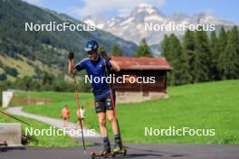 14.08.2024, Ulrichen, Switzerland (SUI): Albert Kuchler (GER) - Cross-Country summer training, Ulrichen (SUI). www.nordicfocus.com. © Manzoni/NordicFocus. Every downloaded picture is fee-liable.