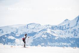 18.06.2024, Tignes, France (FRA): Mélissa Gal (FRA) - Cross-Country summer training, Tignes (FRA). www.nordicfocus.com. © Authamayou/NordicFocus. Every downloaded picture is fee-liable.