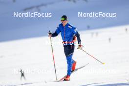 14.10.2024, Ramsau am Dachstein, Austria (AUT): Mika Vermeulen (AUT) - Cross-Country summer training, Dachsteinglacier, Ramsau am Dachstein (AUT). www.nordicfocus.com. © Manzoni/NordicFocus. Every downloaded picture is fee-liable.