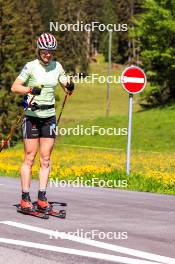 04.06.2024, Lenzerheide, Switzerland (SUI): Victoria Carl (GER) - Cross-Country training, Lenzerheide (SUI). www.nordicfocus.com. © Manzoni/NordicFocus. Every downloaded picture is fee-liable.