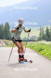 15.08.2024, Ulrichen, Switzerland (SUI): Victoria Carl (GER) - Cross-Country summer training, Ulrichen (SUI). www.nordicfocus.com. © Manzoni/NordicFocus. Every downloaded picture is fee-liable.