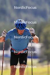 06.08.2024, Lenzerheide, Switzerland (SUI): Toni Livers (SUI) - Cross-Country summer training, Lenzerheide (SUI). www.nordicfocus.com. © Manzoni/NordicFocus. Every downloaded picture is fee-liable.