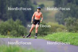 15.08.2024, Ulrichen, Switzerland (SUI): Katharina Hennig (GER) - Cross-Country summer training, Ulrichen (SUI). www.nordicfocus.com. © Manzoni/NordicFocus. Every downloaded picture is fee-liable.