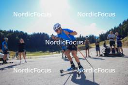 23.07.2024, Premanon, France (FRA): Theo Schely (FRA) - Cross-Country summer training, Premanon (FRA). www.nordicfocus.com. © Manzoni/NordicFocus. Every downloaded picture is fee-liable.