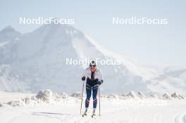 19.06.2024, Tignes, France (FRA): Léna Quintin (FRA) - Cross-Country summer training, Tignes (FRA). www.nordicfocus.com. © Authamayou/NordicFocus. Every downloaded picture is fee-liable.