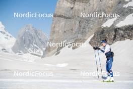 19.06.2024, Tignes, France (FRA): Léna Quintin (FRA) - Cross-Country summer training, Tignes (FRA). www.nordicfocus.com. © Authamayou/NordicFocus. Every downloaded picture is fee-liable.