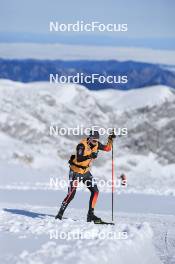 12.10.2024, Ramsau am Dachstein, Austria (AUT): Luca Petzold (GER) - Cross-Country summer training, Dachsteinglacier, Ramsau am Dachstein (AUT). www.nordicfocus.com. © Manzoni/NordicFocus. Every downloaded picture is fee-liable.