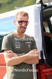 07.08.2024, Lenzerheide, Switzerland (SUI): Erik Braten Guidon (NOR), coach Team Switzerland - Cross-Country summer training, Lenzerheide (SUI). www.nordicfocus.com. © Manzoni/NordicFocus. Every downloaded picture is fee-liable.