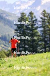 15.08.2024, Ulrichen, Switzerland (SUI): Albert Kuchler (GER) - Cross-Country summer training, Ulrichen (SUI). www.nordicfocus.com. © Manzoni/NordicFocus. Every downloaded picture is fee-liable.