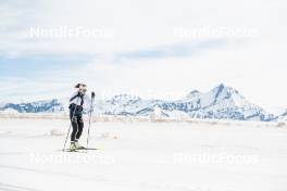 18.06.2024, Tignes, France (FRA): Léna Quintin (FRA) - Cross-Country summer training, Tignes (FRA). www.nordicfocus.com. © Authamayou/NordicFocus. Every downloaded picture is fee-liable.