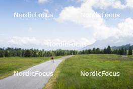 09.07.2024, Lavaze, Italy (ITA): Nadine Faehndrich (SUI) - Cross-Country summer training, Lavaze (ITA). www.nordicfocus.com. © Vanzetta/NordicFocus. Every downloaded picture is fee-liable.