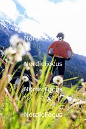 04.06.2024, Lenzerheide, Switzerland (SUI): Nicola Wigger (SUI) - Cross-Country training, Lenzerheide (SUI). www.nordicfocus.com. © Manzoni/NordicFocus. Every downloaded picture is fee-liable.