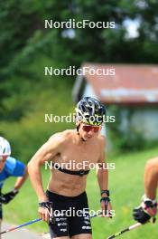 24.07.2024, Premanon, France (FRA): Clement Parisse (FRA) - Cross-Country summer training, Premanon (FRA). www.nordicfocus.com. © Manzoni/NordicFocus. Every downloaded picture is fee-liable.