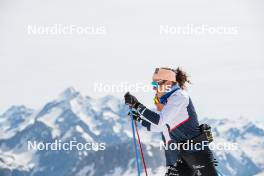 18.06.2024, Tignes, France (FRA): Léna Quintin (FRA) - Cross-Country summer training, Tignes (FRA). www.nordicfocus.com. © Authamayou/NordicFocus. Every downloaded picture is fee-liable.