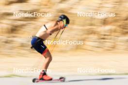 23.07.2024, Premanon, France (FRA): Hugo Lapalus (FRA) - Cross-Country summer training, Premanon (FRA). www.nordicfocus.com. © Manzoni/NordicFocus. Every downloaded picture is fee-liable.