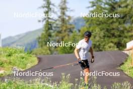 15.08.2024, Ulrichen, Switzerland (SUI): Friedrich Moch (GER) - Cross-Country summer training, Ulrichen (SUI). www.nordicfocus.com. © Manzoni/NordicFocus. Every downloaded picture is fee-liable.