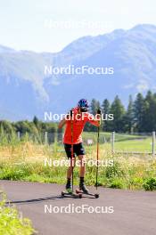 15.08.2024, Ulrichen, Switzerland (SUI): Albert Kuchler (GER) - Cross-Country summer training, Ulrichen (SUI). www.nordicfocus.com. © Manzoni/NordicFocus. Every downloaded picture is fee-liable.