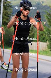 07.08.2024, Lenzerheide, Switzerland (SUI): Nadja Steiger (SUI) - Cross-Country summer training, Lenzerheide (SUI). www.nordicfocus.com. © Manzoni/NordicFocus. Every downloaded picture is fee-liable.