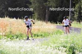 14.08.2024, Ulrichen, Switzerland (SUI): Katherine Sauerbrey (GER) - Cross-Country summer training, Ulrichen (SUI). www.nordicfocus.com. © Manzoni/NordicFocus. Every downloaded picture is fee-liable.