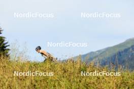 15.08.2024, Ulrichen, Switzerland (SUI): Lucas Boegl (GER) - Cross-Country summer training, Ulrichen (SUI). www.nordicfocus.com. © Manzoni/NordicFocus. Every downloaded picture is fee-liable.