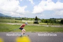 09.07.2024, Lavaze, Italy (ITA): Nadine Faehndrich (SUI) - Cross-Country summer training, Lavaze (ITA). www.nordicfocus.com. © Vanzetta/NordicFocus. Every downloaded picture is fee-liable.