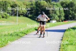 15.08.2024, Ulrichen, Switzerland (SUI): Friedrich Moch (GER) - Cross-Country summer training, Ulrichen (SUI). www.nordicfocus.com. © Manzoni/NordicFocus. Every downloaded picture is fee-liable.