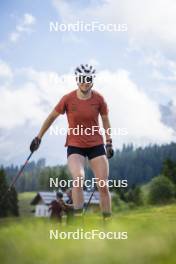 09.07.2024, Lavaze, Italy (ITA): Nadine Faehndrich (SUI) - Cross-Country summer training, Lavaze (ITA). www.nordicfocus.com. © Vanzetta/NordicFocus. Every downloaded picture is fee-liable.