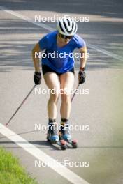 10.07.2024, Lavaze, Italy (ITA): Nadine Faehndrich (SUI) - Cross-Country summer training, Lavaze (ITA). www.nordicfocus.com. © Vanzetta/NordicFocus. Every downloaded picture is fee-liable.