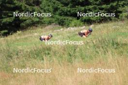 24.07.2024, Premanon, France (FRA): Clement Parisse (FRA) - Cross-Country summer training, Premanon (FRA). www.nordicfocus.com. © Manzoni/NordicFocus. Every downloaded picture is fee-liable.