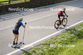 10.07.2024, Lavaze, Italy (ITA): Nadine Faehndrich (SUI) - Cross-Country summer training, Lavaze (ITA). www.nordicfocus.com. © Vanzetta/NordicFocus. Every downloaded picture is fee-liable.