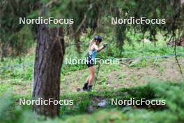 15.08.2024, Ulrichen, Switzerland (SUI): Lisa Lohmann (GER) - Cross-Country summer training, Ulrichen (SUI). www.nordicfocus.com. © Manzoni/NordicFocus. Every downloaded picture is fee-liable.