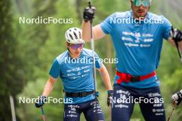 19.06.2024, Tignes, France (FRA): Remi Bourdin (FRA) - Cross-Country summer training, Tignes (FRA). www.nordicfocus.com. © Authamayou/NordicFocus. Every downloaded picture is fee-liable.