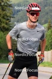 07.08.2024, Lenzerheide, Switzerland (SUI): Cla-Ursin Nufer (SUI) - Cross-Country summer training, Lenzerheide (SUI). www.nordicfocus.com. © Manzoni/NordicFocus. Every downloaded picture is fee-liable.