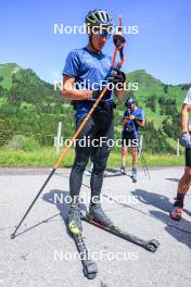 21.06.2024, Les Diablerets, Switzerland (SUI): Fabrizio Albasini (SUI) - Cross-Country summer training, Les Diablerets (SUI). www.nordicfocus.com. © Manzoni/NordicFocus. Every downloaded picture is fee-liable.