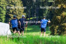 04.06.2024, Lenzerheide, Switzerland (SUI): Undefined athlete competes - Cross-Country training, Lenzerheide (SUI). www.nordicfocus.com. © Manzoni/NordicFocus. Every downloaded picture is fee-liable.