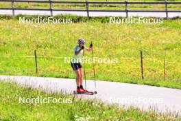 04.06.2024, Lenzerheide, Switzerland (SUI): Victoria Carl (GER) - Cross-Country training, Lenzerheide (SUI). www.nordicfocus.com. © Manzoni/NordicFocus. Every downloaded picture is fee-liable.