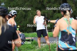 15.08.2024, Ulrichen, Switzerland (SUI): Per Nilsson (SWE), coach Team Germany - Cross-Country summer training, Ulrichen (SUI). www.nordicfocus.com. © Manzoni/NordicFocus. Every downloaded picture is fee-liable.