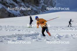 14.10.2024, Ramsau am Dachstein, Austria (AUT): Albert Kuchler (GER) - Cross-Country summer training, Dachsteinglacier, Ramsau am Dachstein (AUT). www.nordicfocus.com. © Manzoni/NordicFocus. Every downloaded picture is fee-liable.