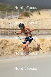 23.07.2024, Premanon, France (FRA): Hugo Lapalus (FRA) - Cross-Country summer training, Premanon (FRA). www.nordicfocus.com. © Manzoni/NordicFocus. Every downloaded picture is fee-liable.